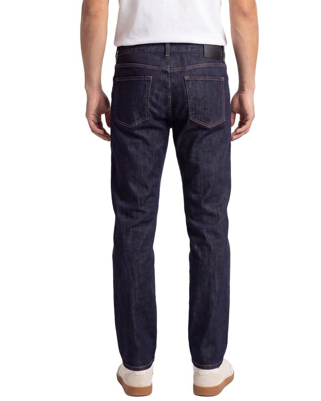 Canali Blue Dark Wash Straight Cut Jean for men