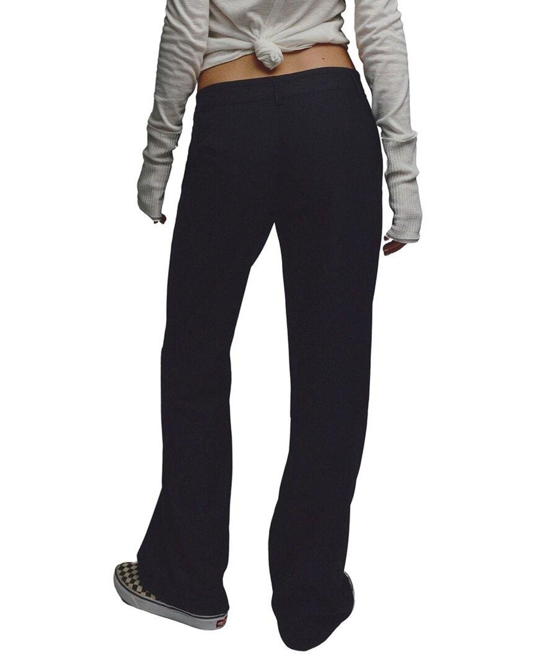 Free People Blue Set On You Slim Trouser