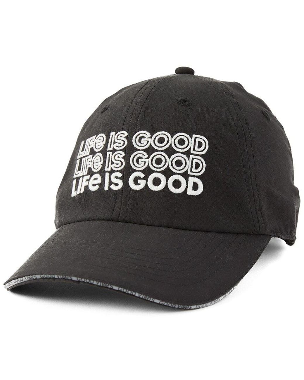 Life Is Good. Black Chill Cap for men