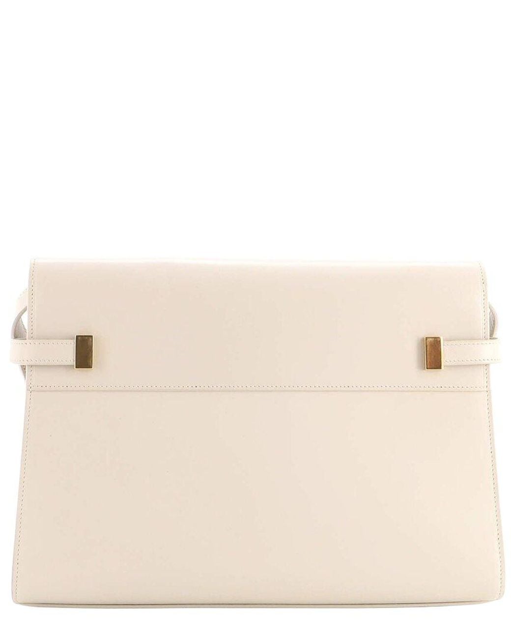 Saint Laurent Natural Leather Manhattan Shoulder Bag Medium (Authentic Pre- Loved)