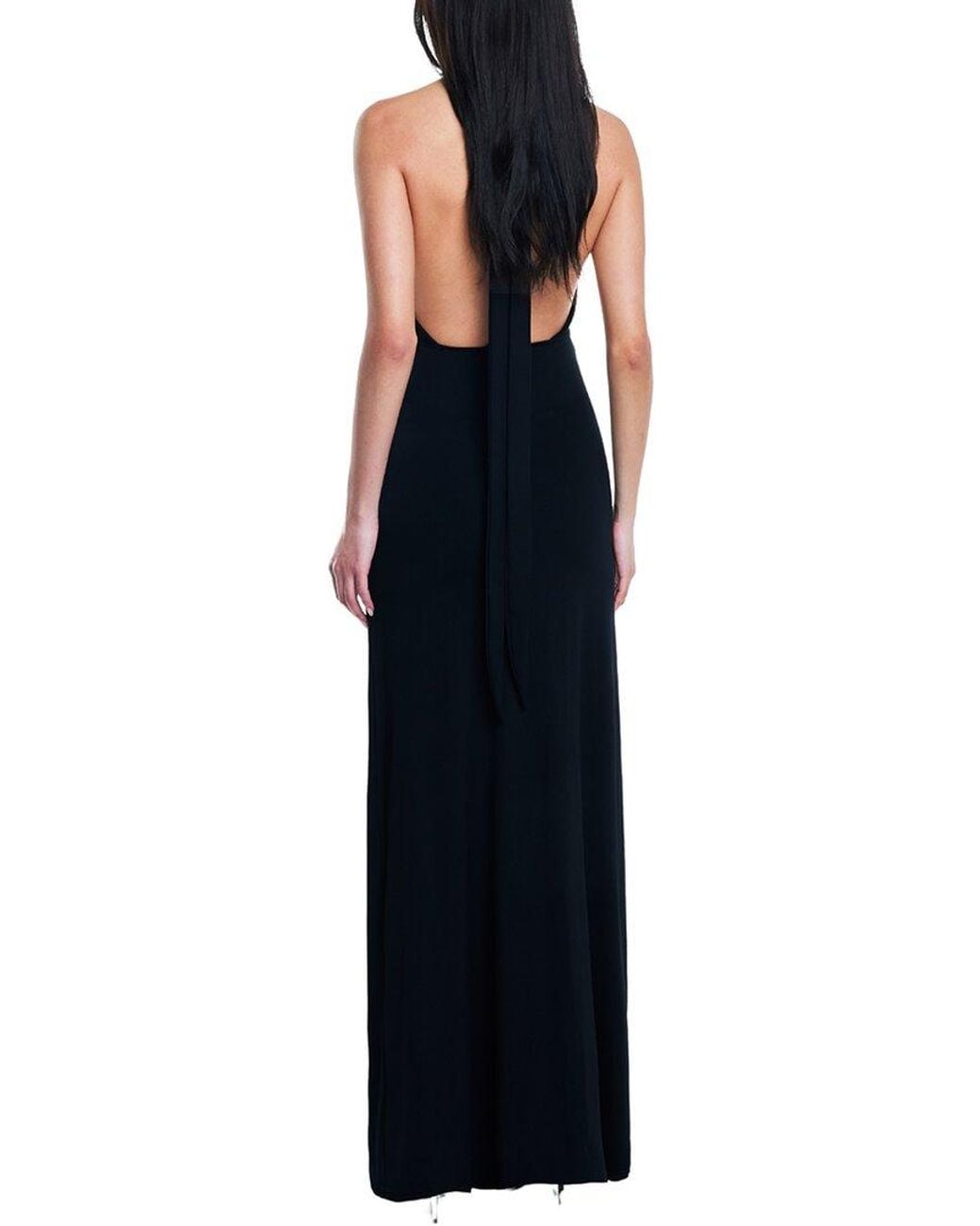 OW Collection Black Vesper Maxi Dress