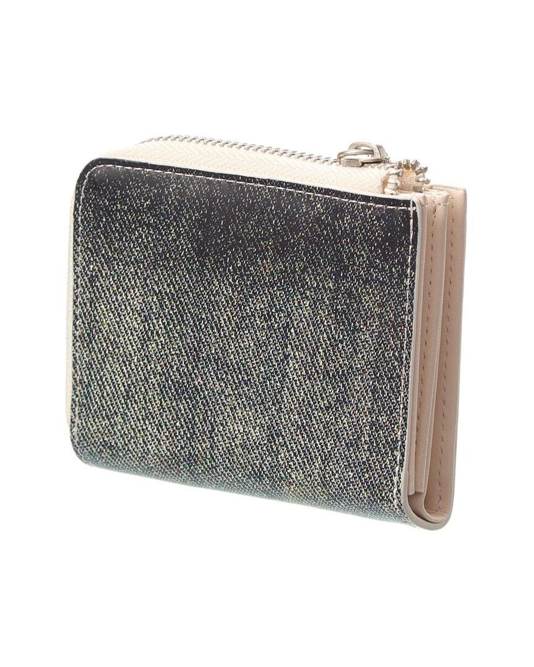 Palm Angels Metallic Teddy Bear Leather Wallet for men