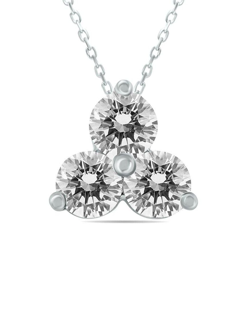Diamond Select Cuts White 14k 0.96 Ct. Tw. Diamond Necklace