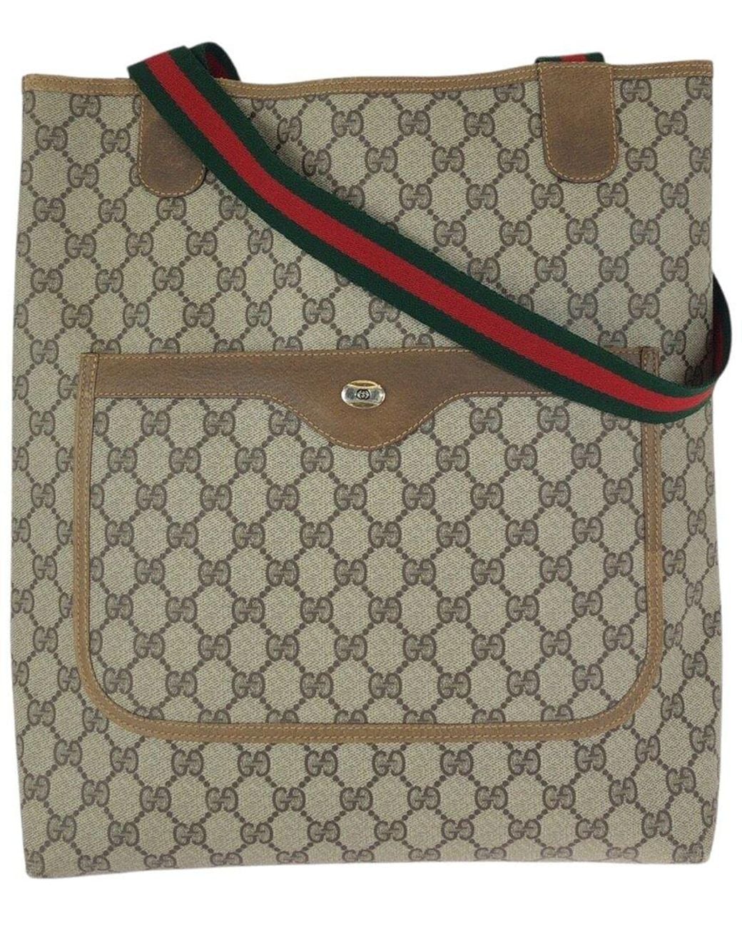 Gucci Multicolor Gg Supreme Canvas Tote (Authentic Pre-Loved)