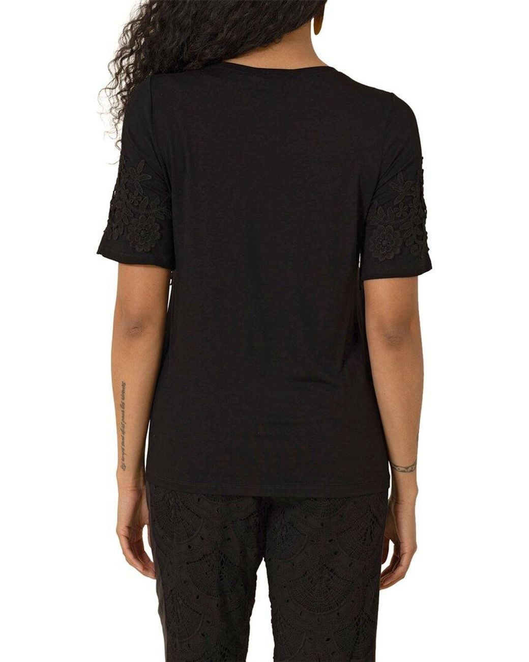 Hale Bob Black Itzel Knit