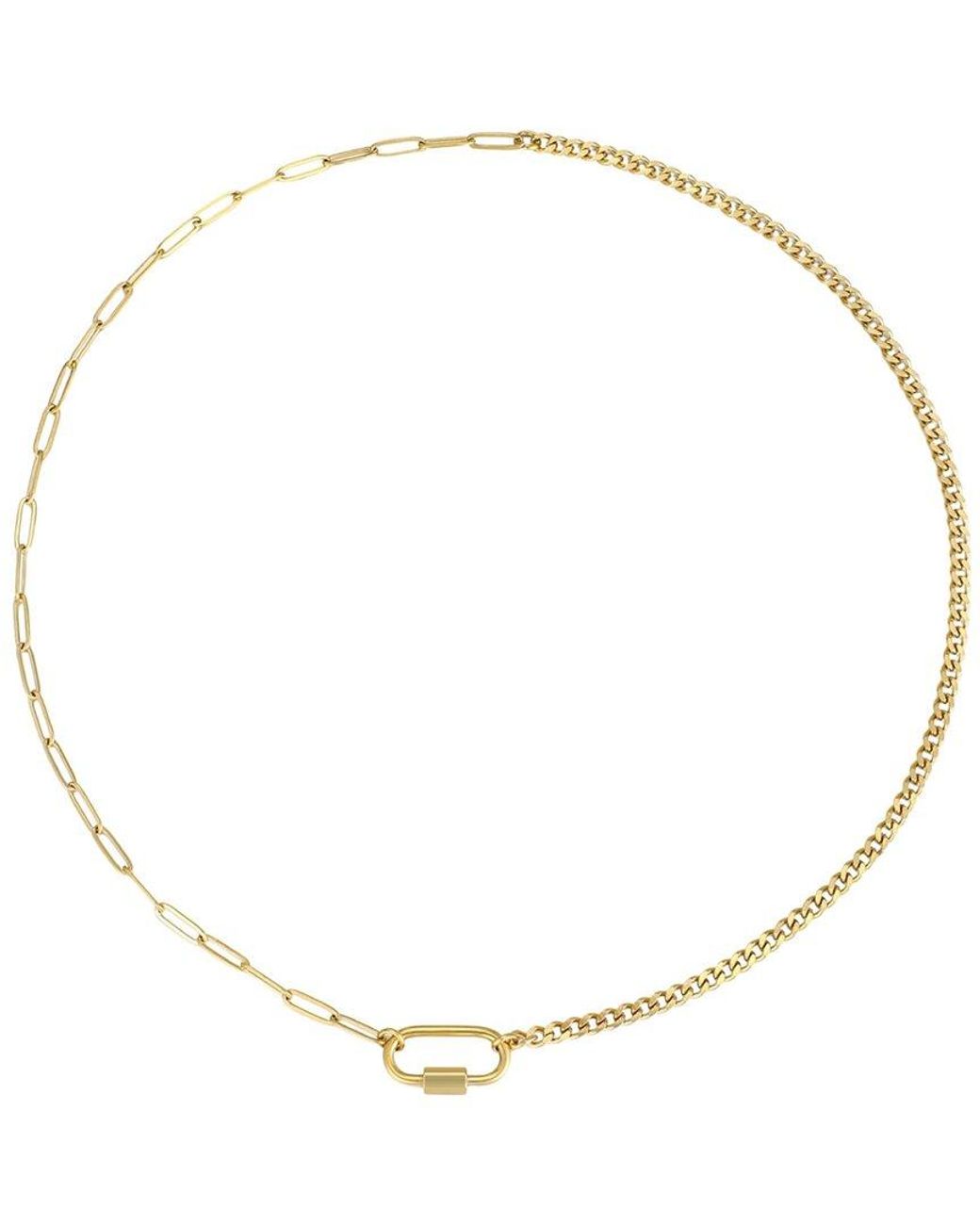 Adornia Metallic 18K Plated Stainless Steel Necklace