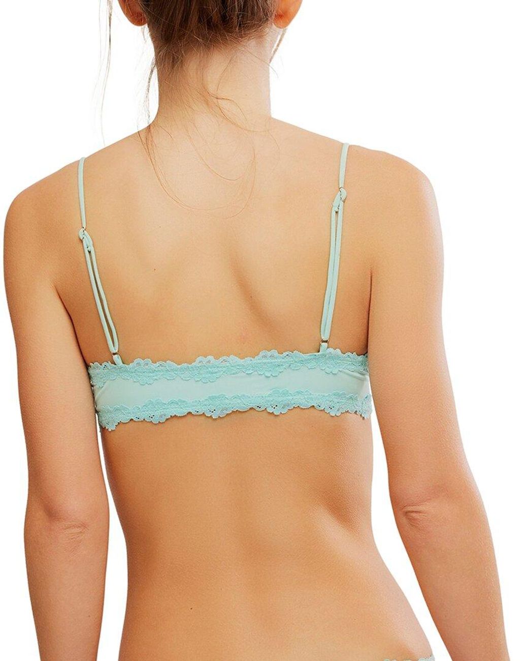 Free People Blue Charlie V Bralette