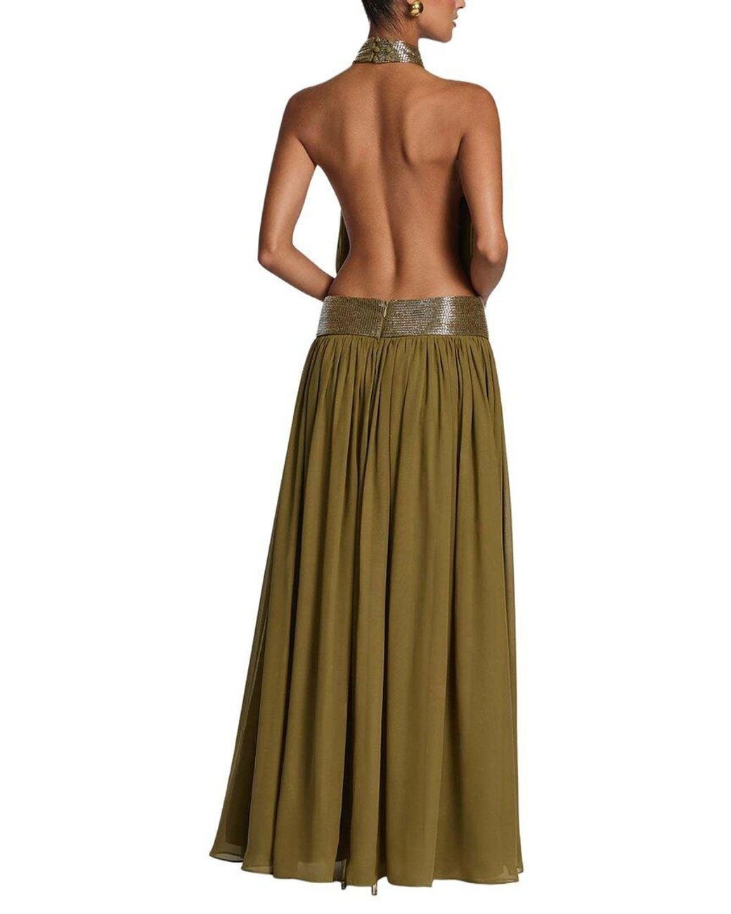 LOEY Green Maxi Dress