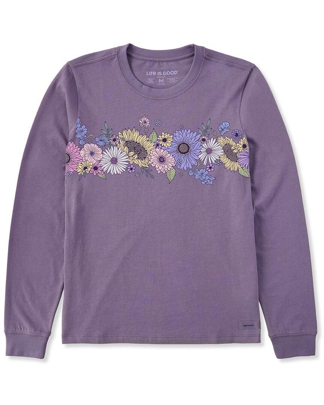 Life Is Good. Purple Crusher T-Shirt