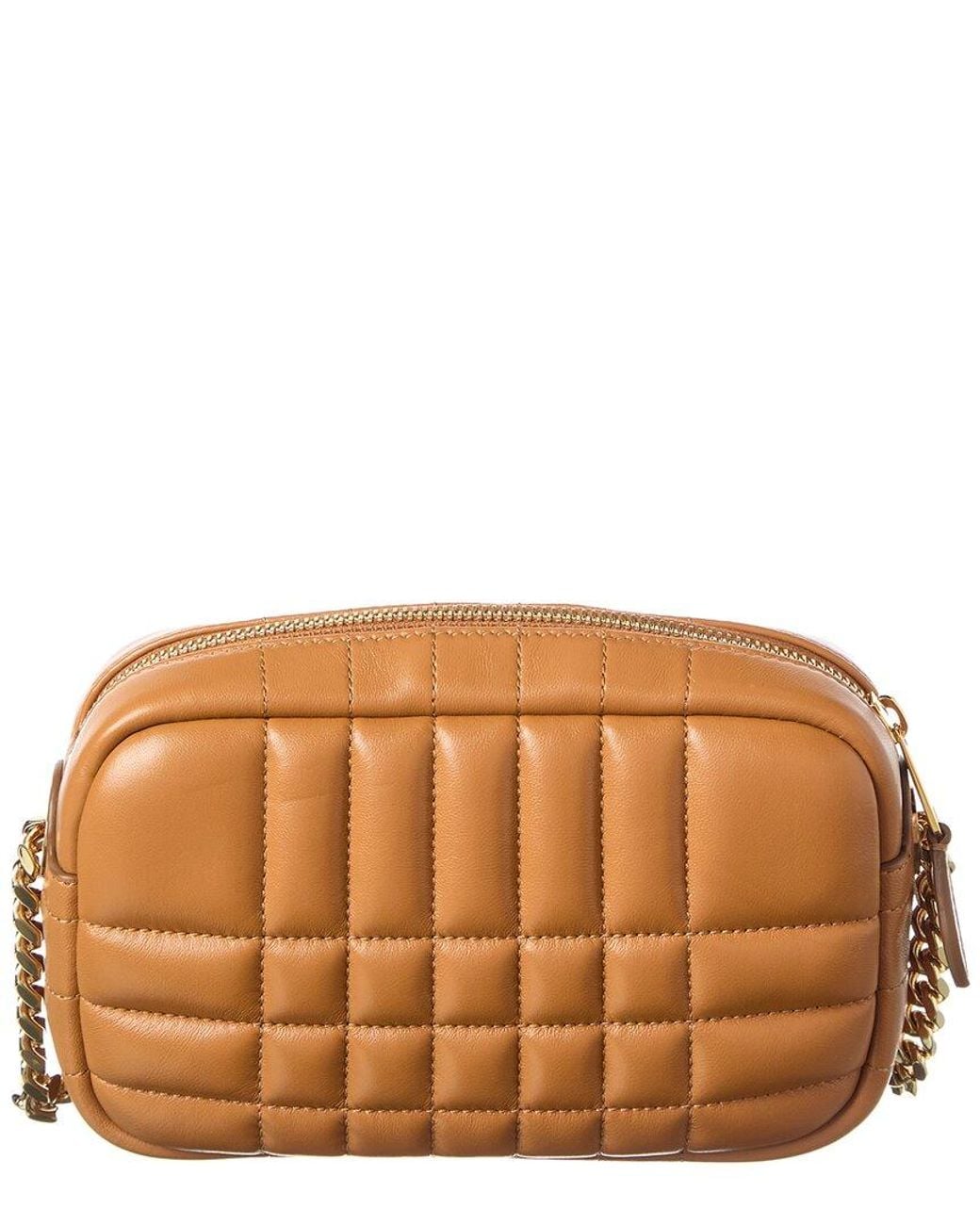 Burberry Brown Lola Mini Leather Camera Bag