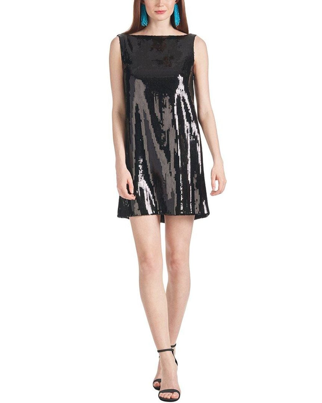 Sachin & Babi Black Sequin Addy Dress