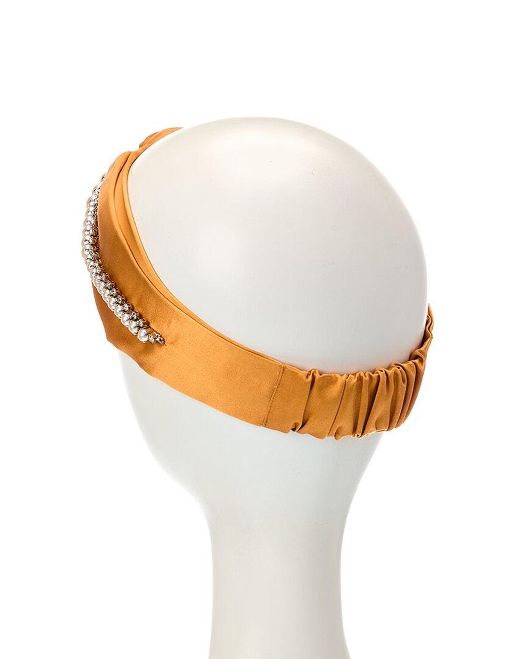 Jimmy Choo White Silk Headband