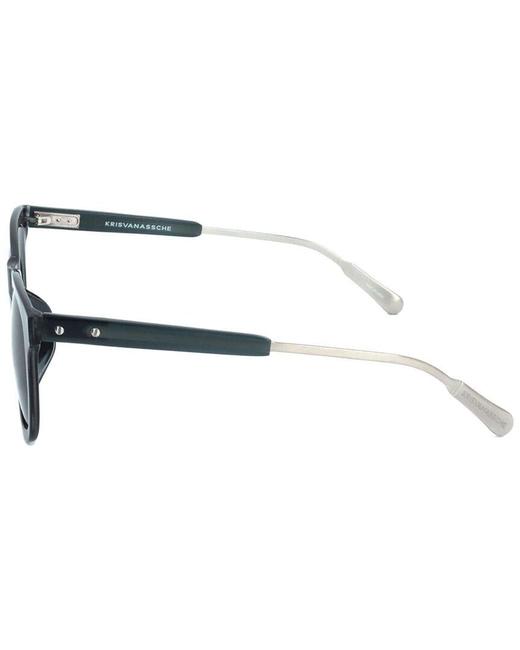 Linda Farrow Blue Kva61L 49Mm Sunglasses