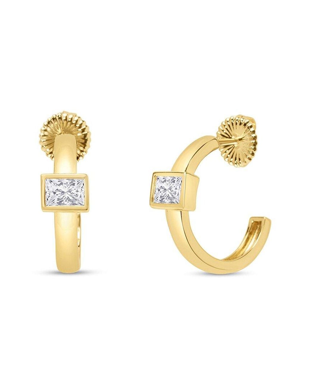 Bruno Magli Metallic Plated Earrings