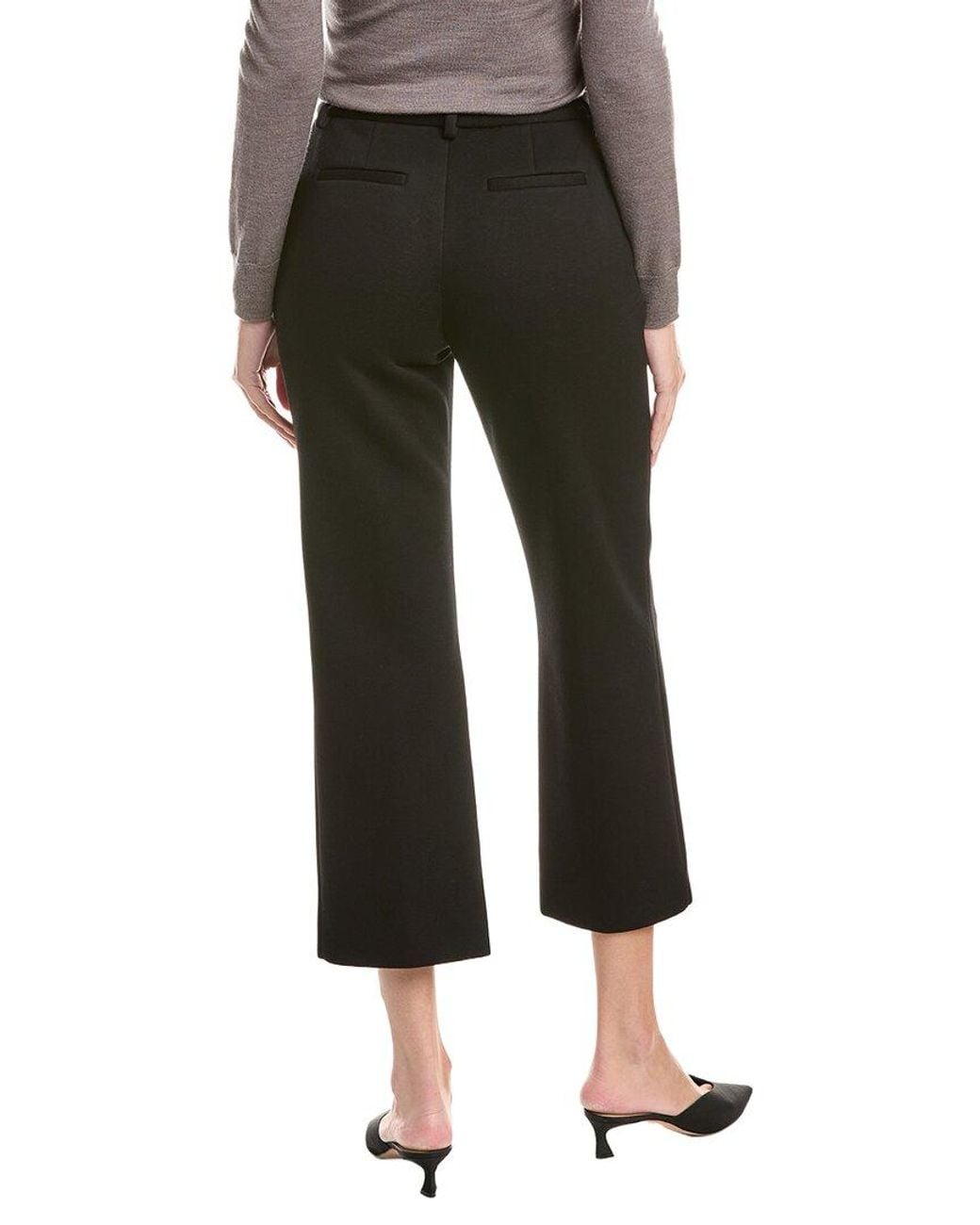 Proenza Schouler Black Ismene Wool-Blend Pant