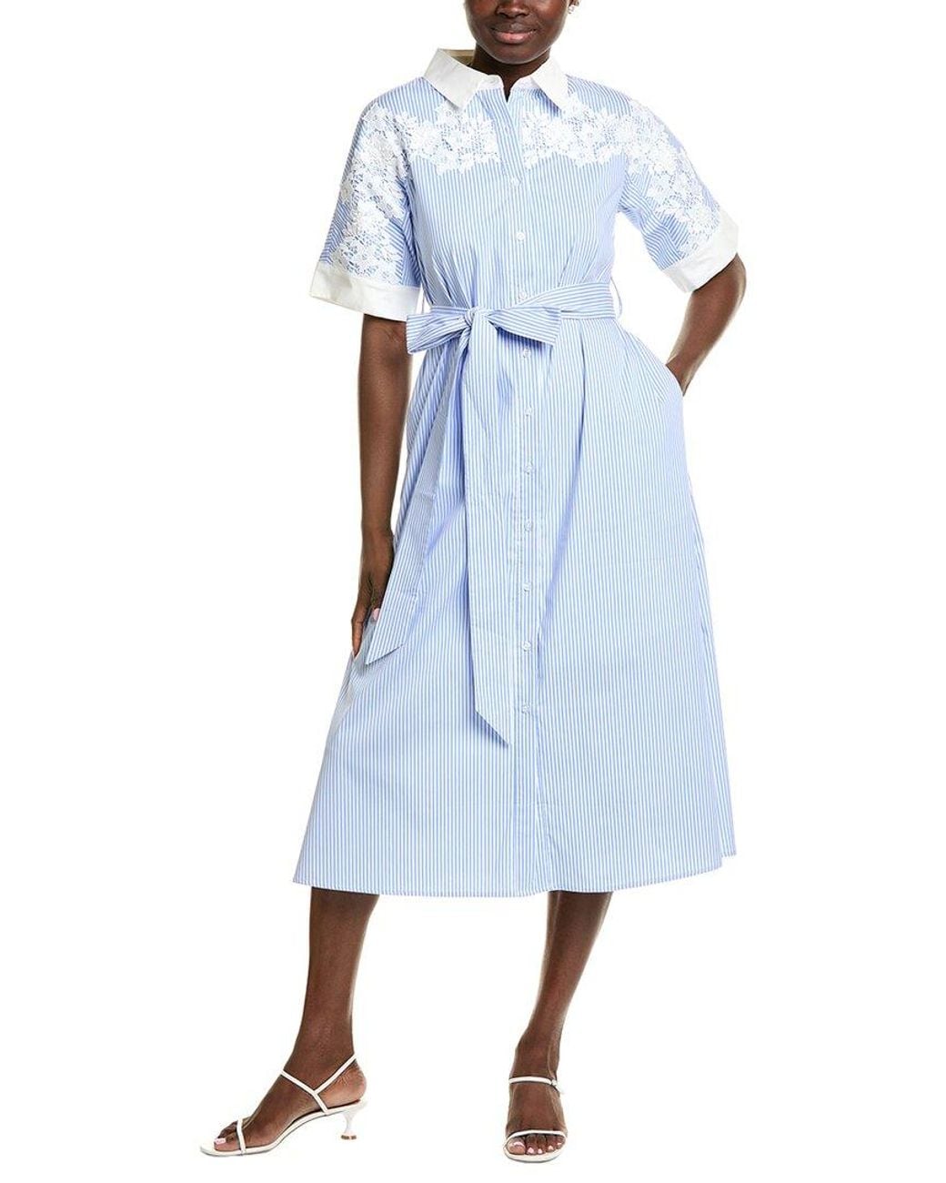 Gracia Blue A-Line Dress