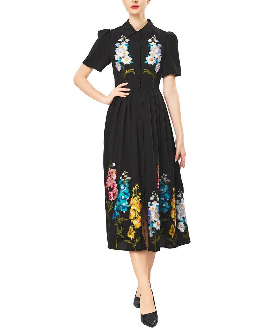 BRC By BURRYCO Black Shirtdress