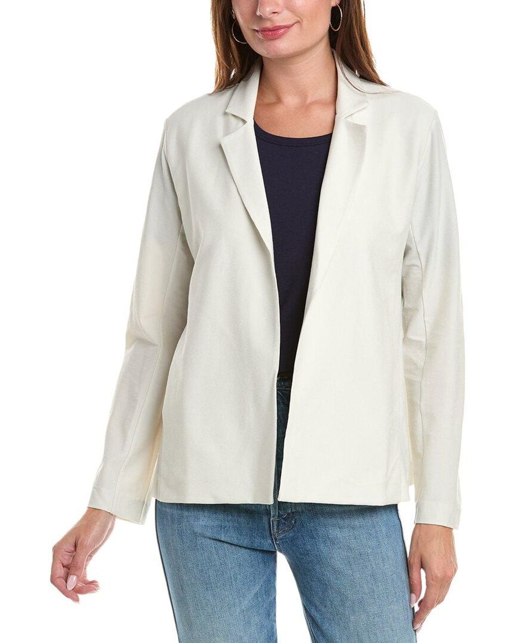 Eileen Fisher White Blazer