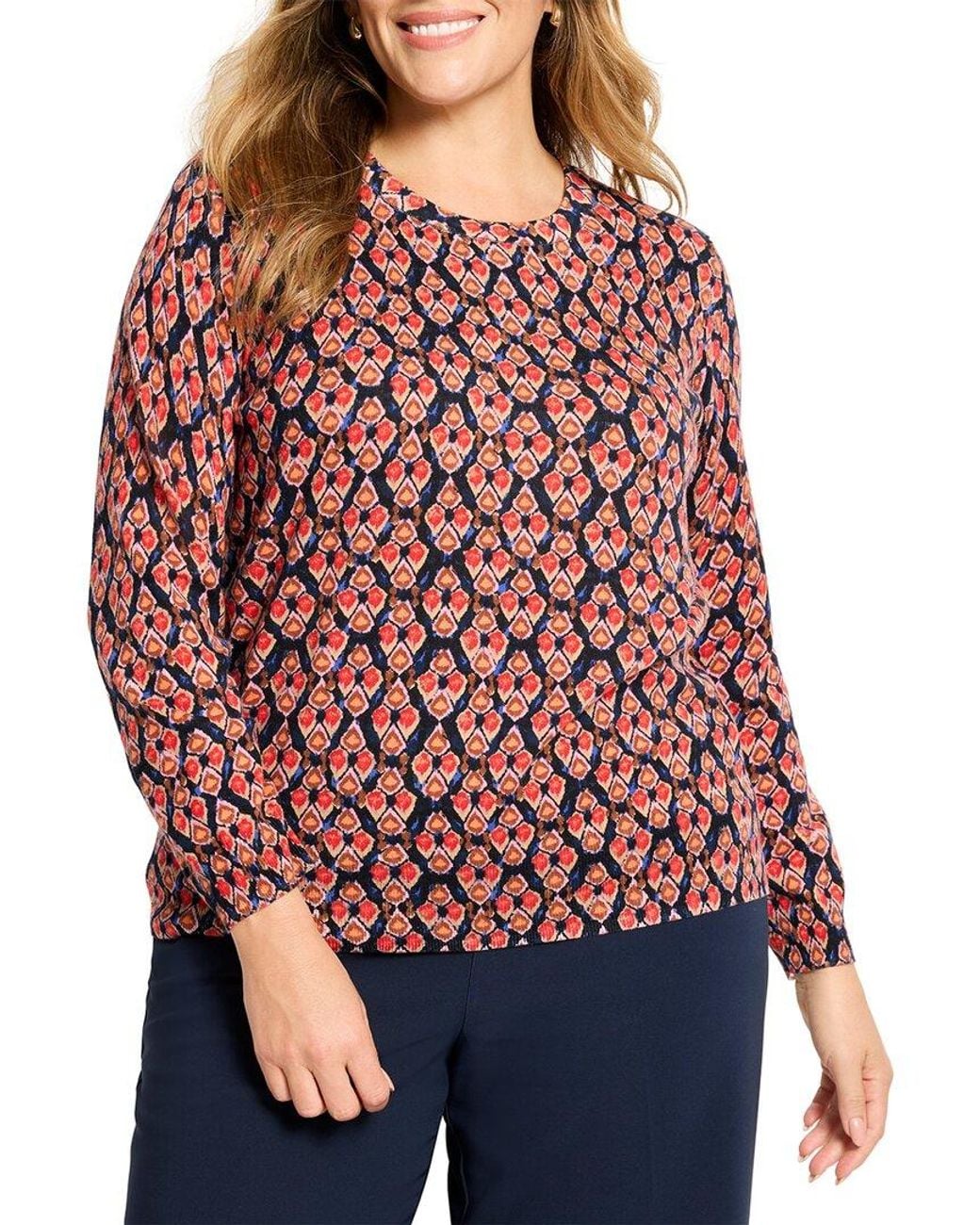 NIC+ZOE Red Plus Sweater