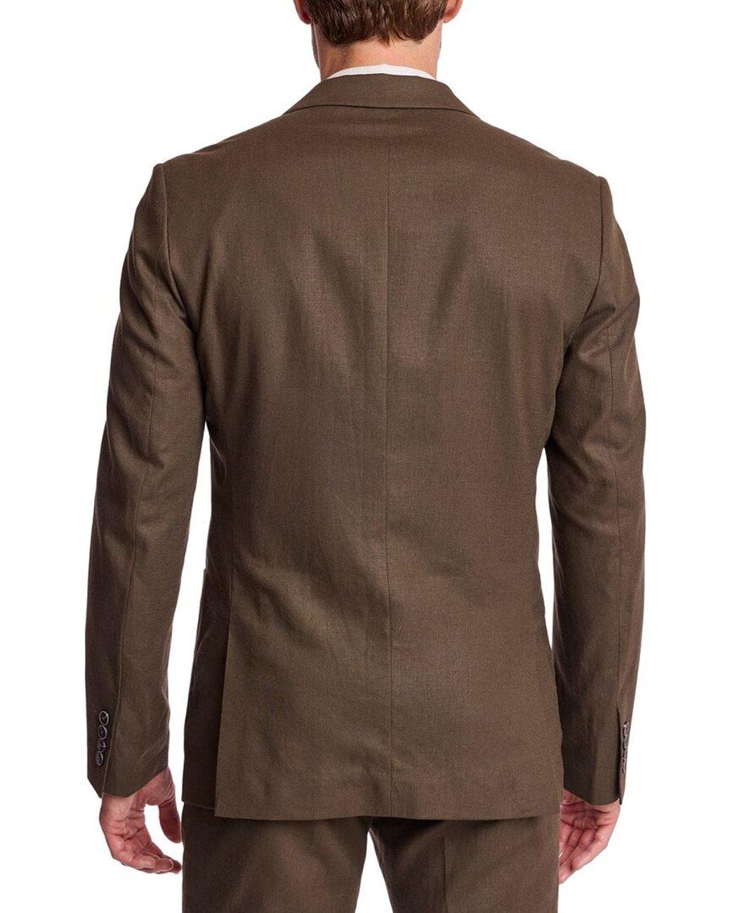 Paisley & Gray Brown Dover Linen-Blend Jacket for men