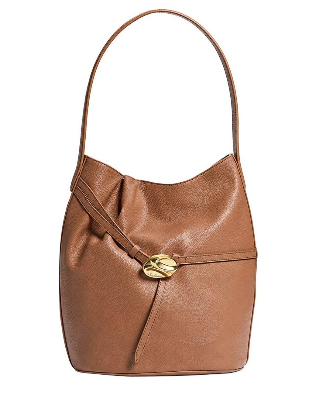 Sam Edelman Brown Bex Leather Tote