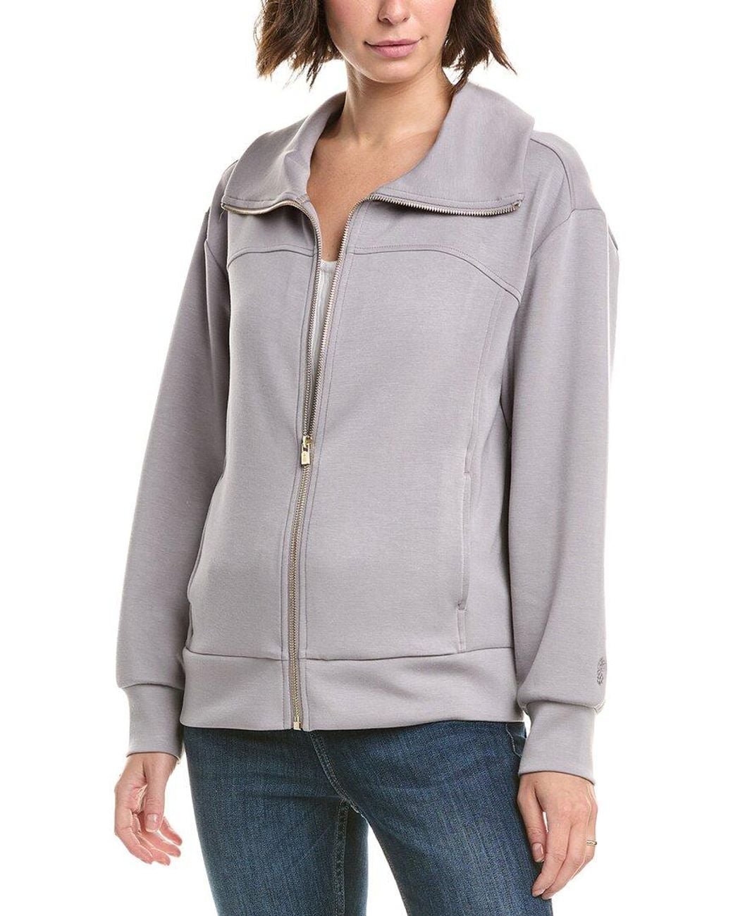 Tommy Bahama Gray Palm Voyage Full Zip Jacket