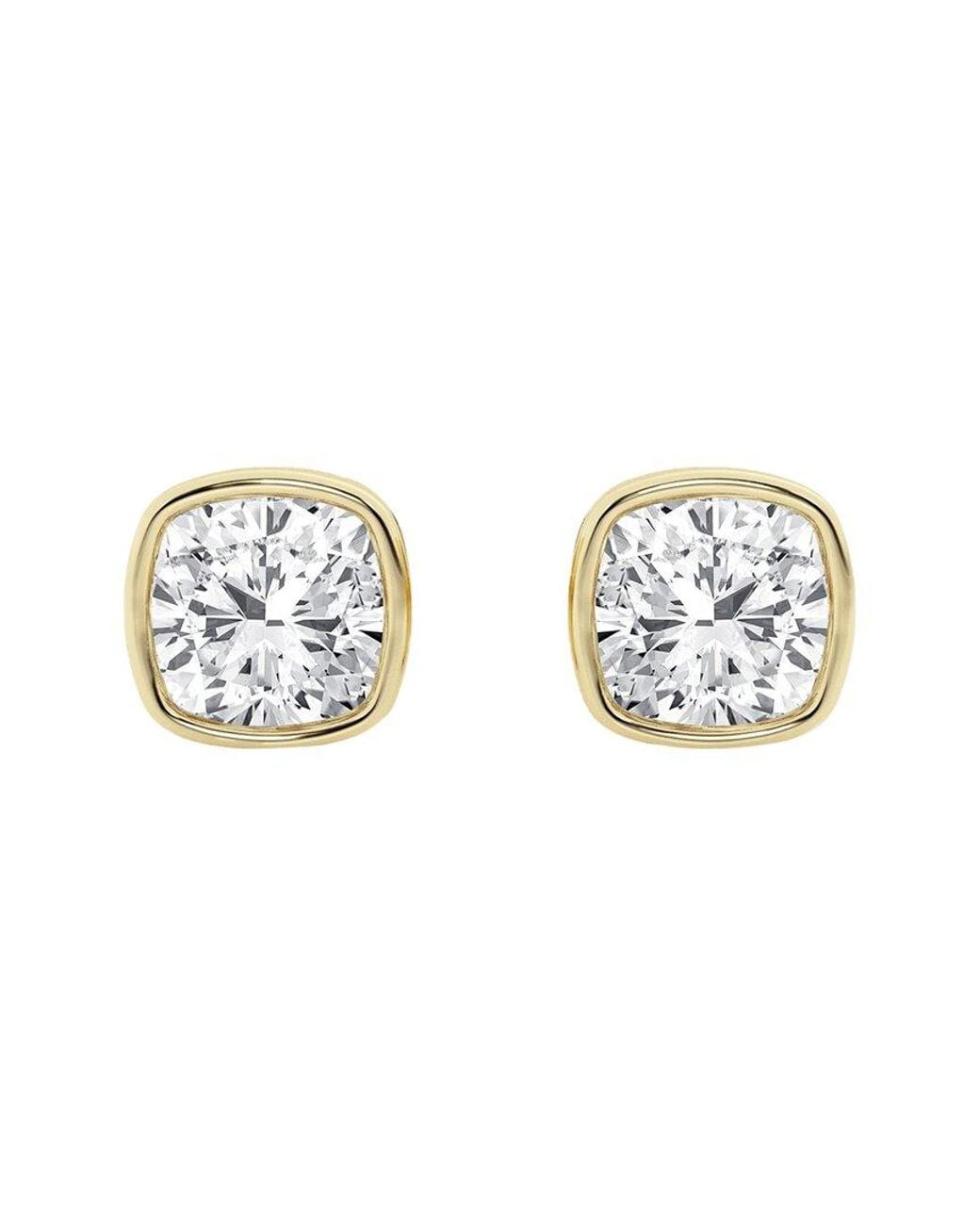 Lab Grown Diamonds Metallic 14K 3.00 Ct. Tw. Lab-Grown Diamond Studs