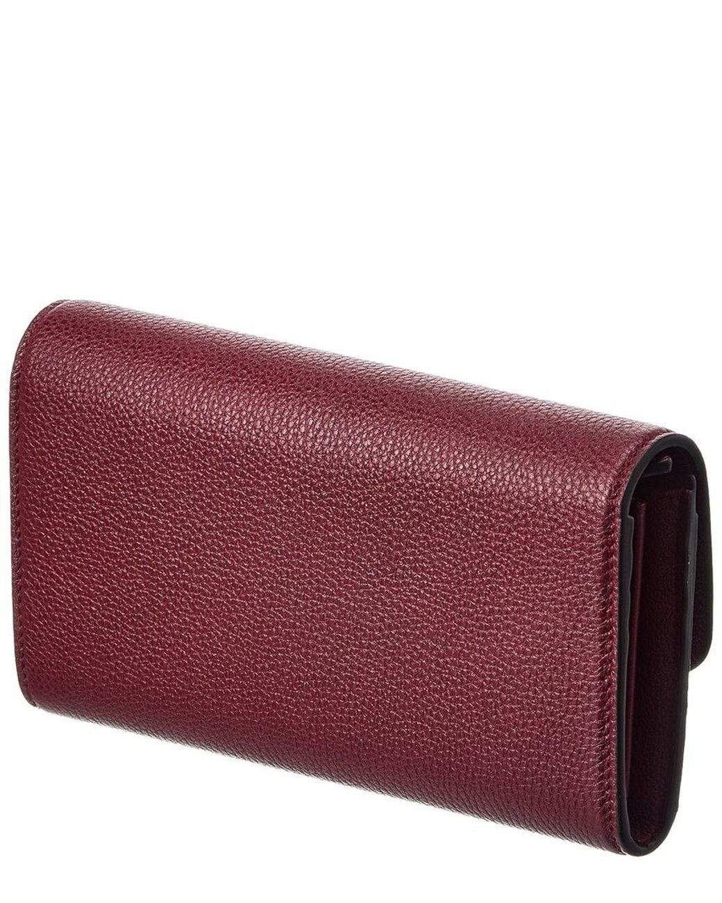 Gucci Purple Softbit Leather Continental Wallet
