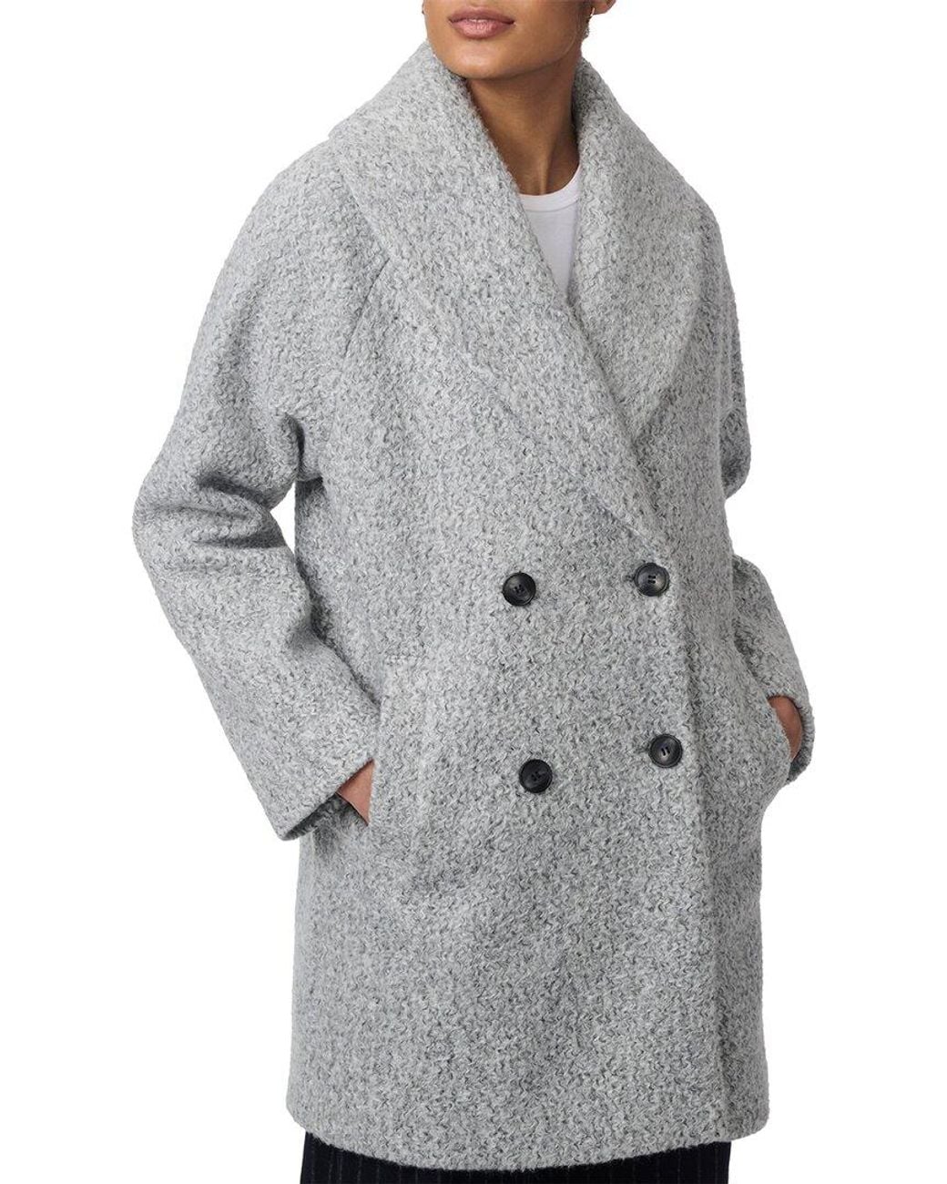 Bernardo Gray Long Coat