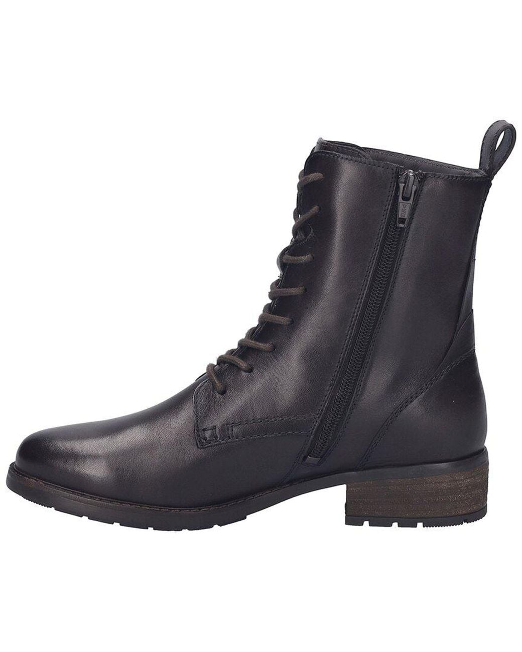 Josef Seibel Black Kate 50 Leather Boot