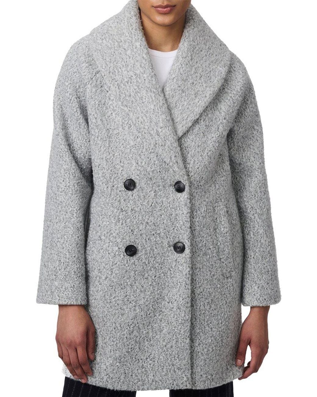 Bernardo Gray Long Coat