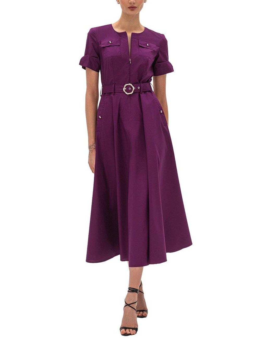 BGL Purple A-Line Dress