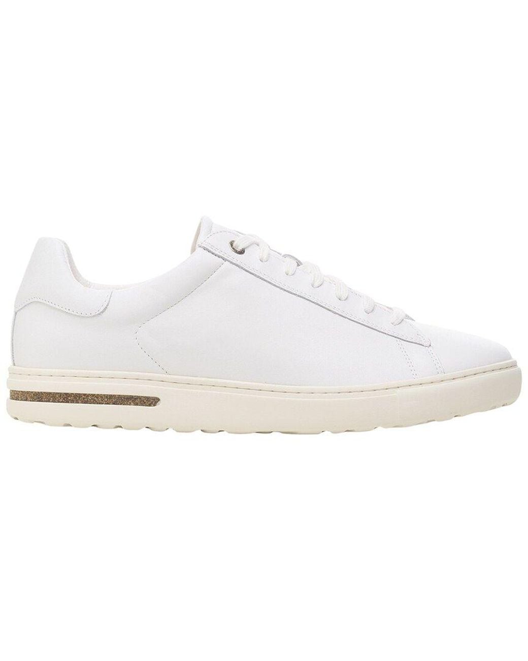 Birkenstock White Bend Low Leather Sneaker