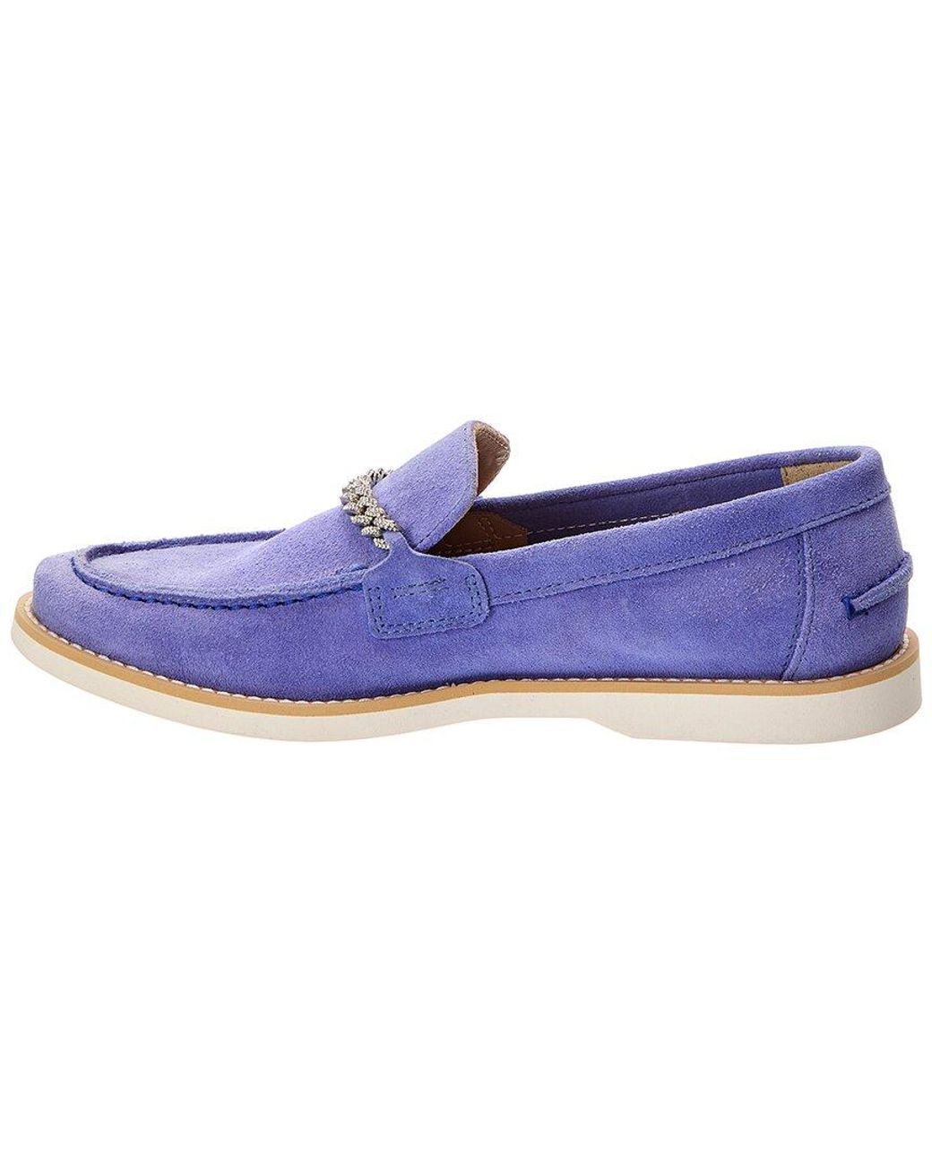Baldinini Blue Suede Loafer