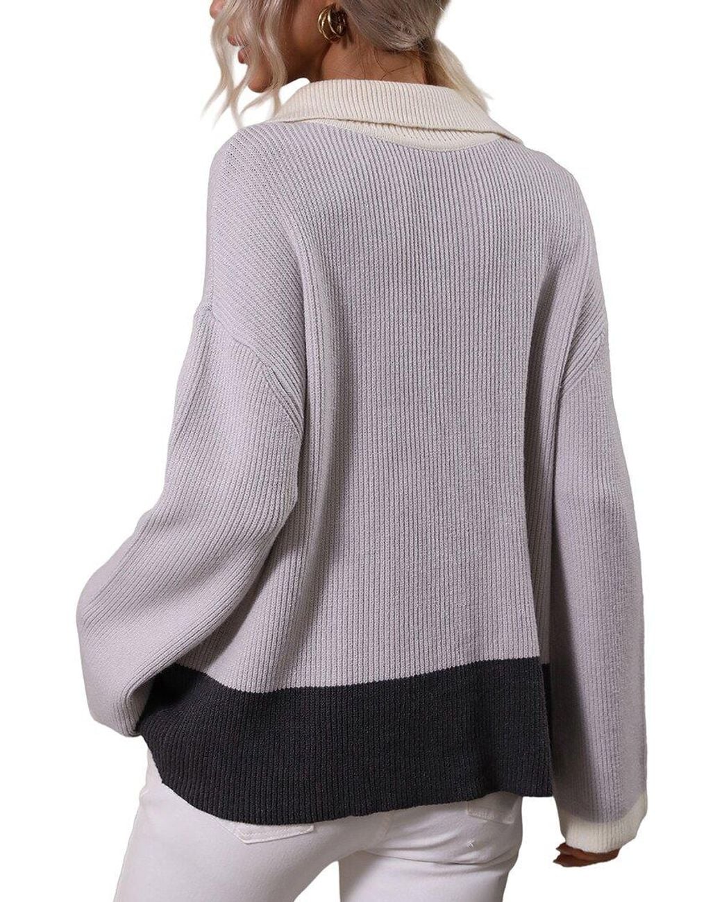 Luna Tuccini Gray Pullover