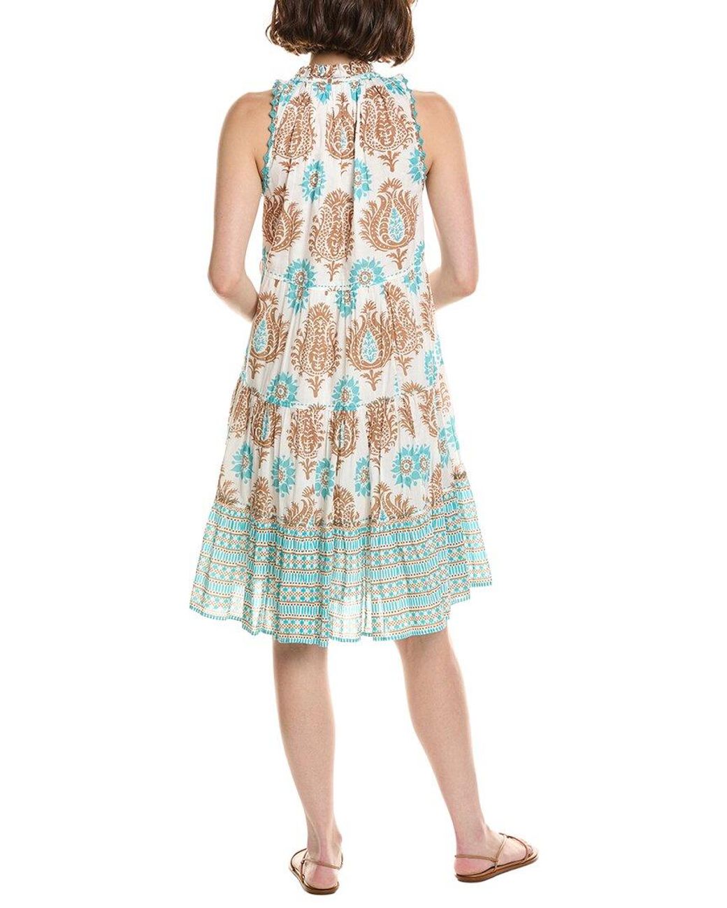 Ro's Garden Blue Ros Garden Sofie Mini Dress