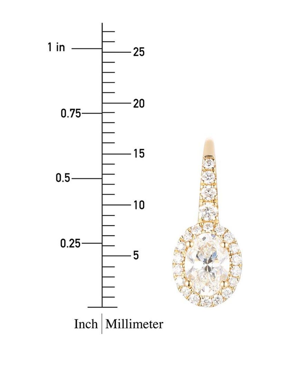 Gregg Ruth White 14K 1.29 Ct. Tw. Diamond Earring