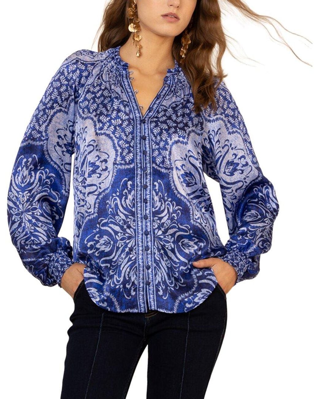 Hale Bob Blue Top