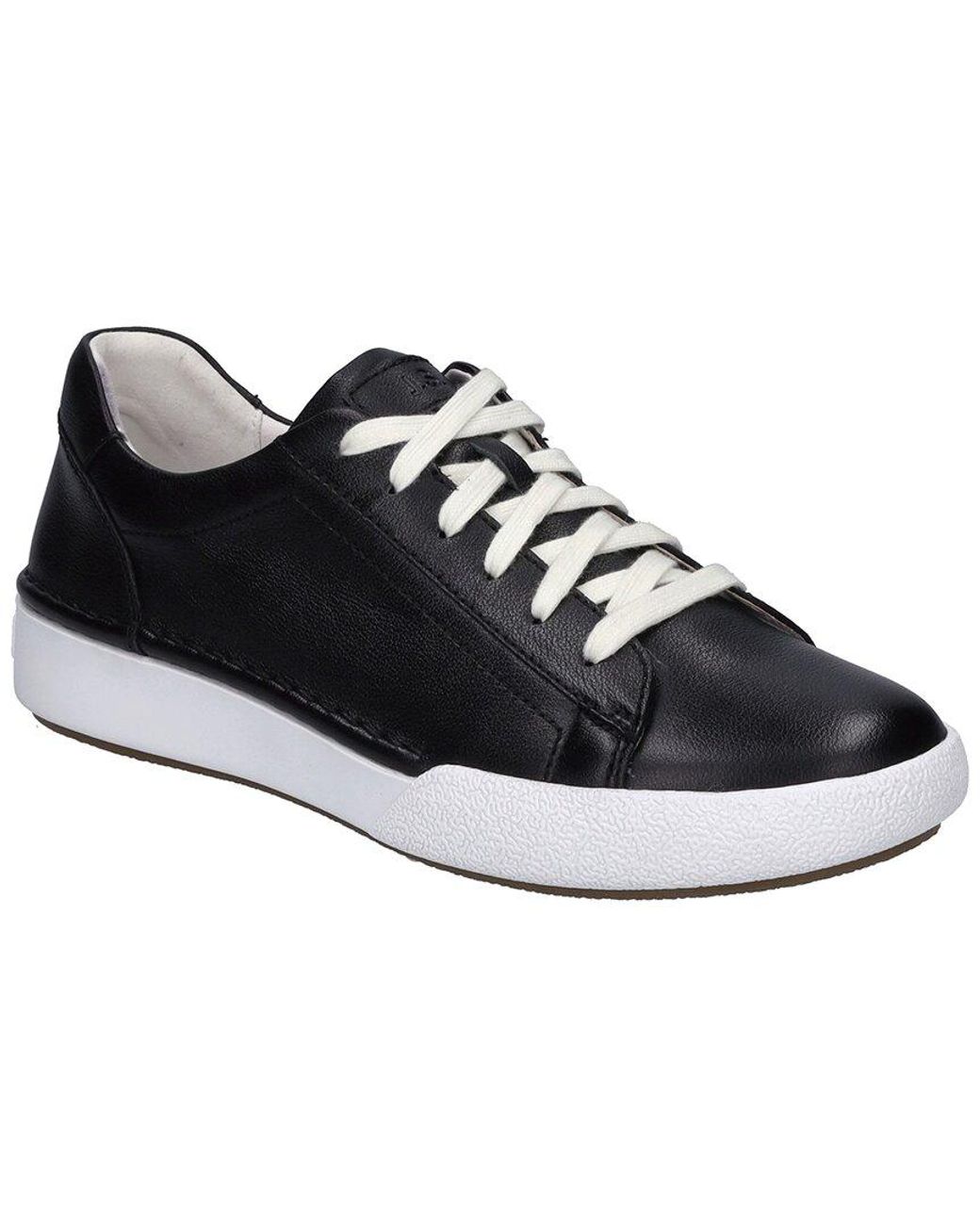 Josef Seibel Black Claire 01 Leather Sneaker