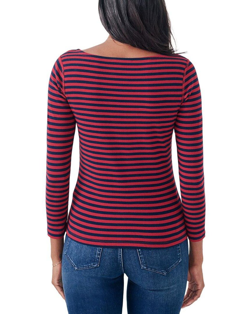 J.McLaughlin Red Goldie Top