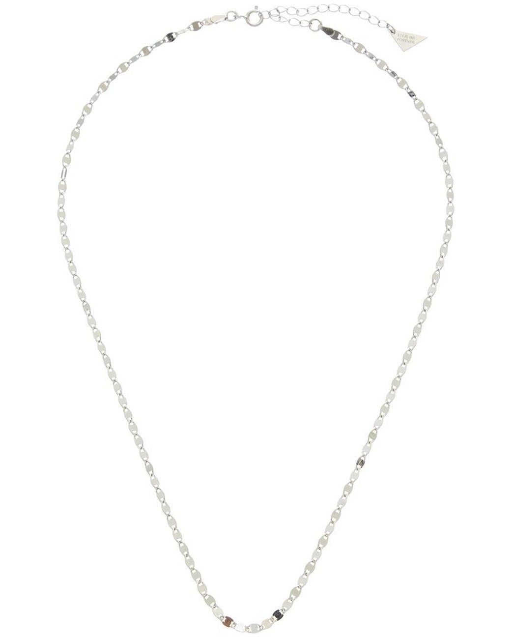 Sterling Forever Natural Cz Estela Confetti Chain Necklace