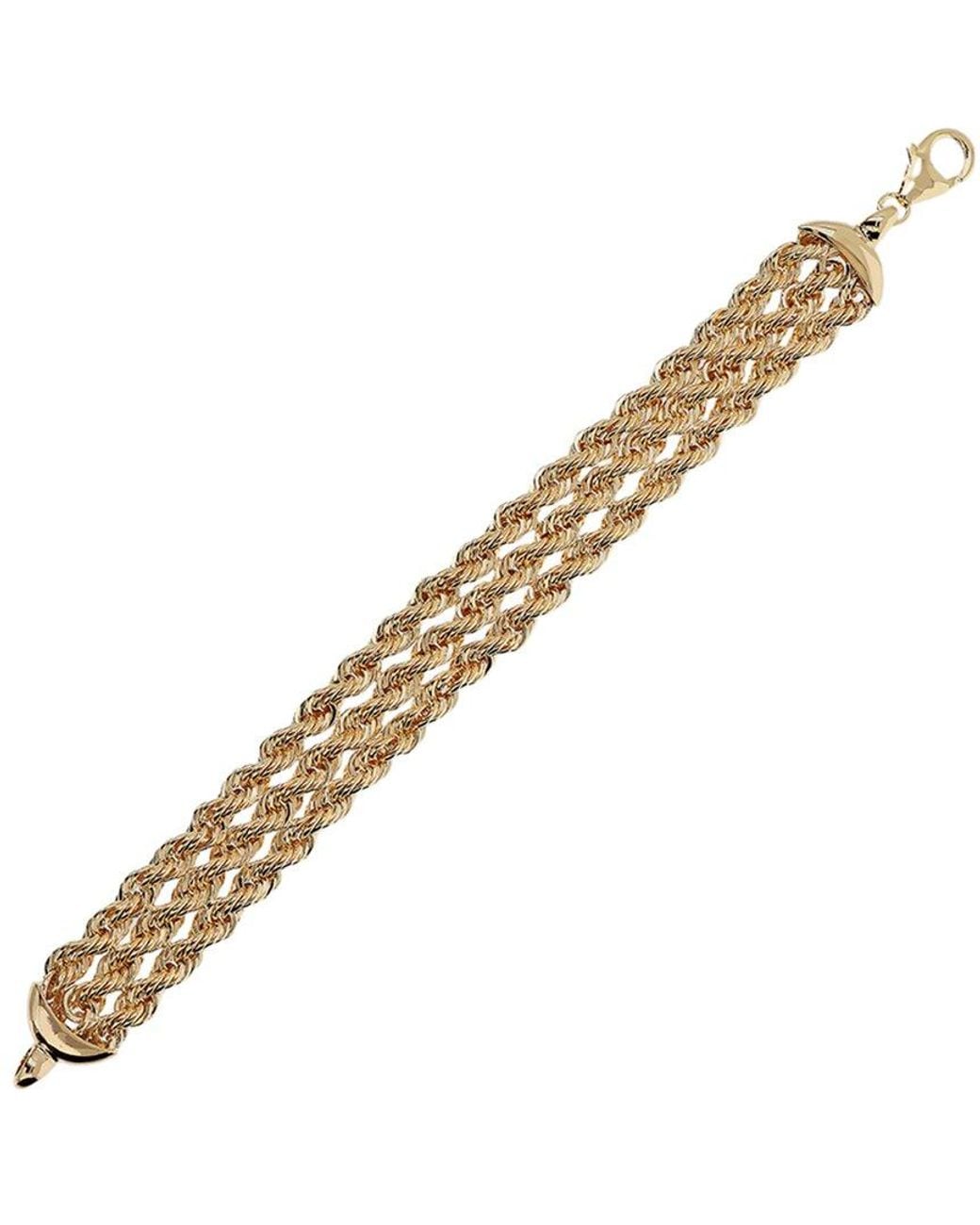Etrusca Gioielli Metallic 18K Plated Bracelet