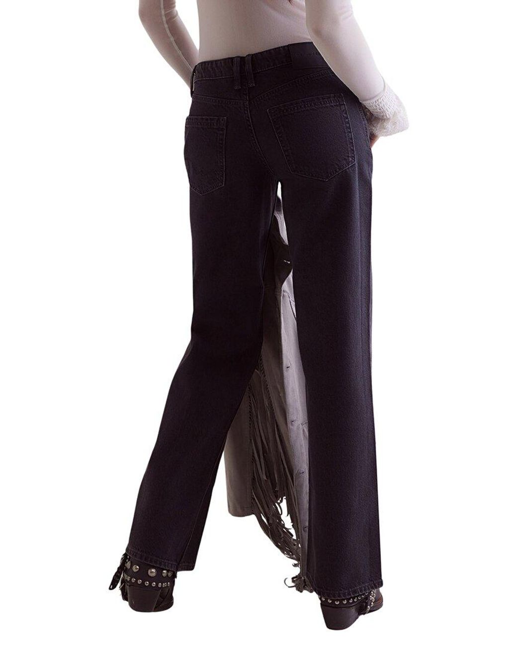 Free People Blue Tennessee Low-Rise Hideaway Boyfriend Jean