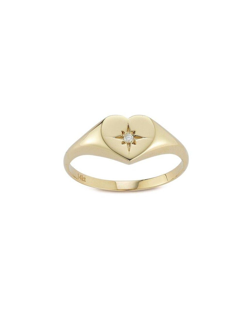 Ember Fine Jewelry White 14K 0.02 Ct. Tw. Diamond Ring