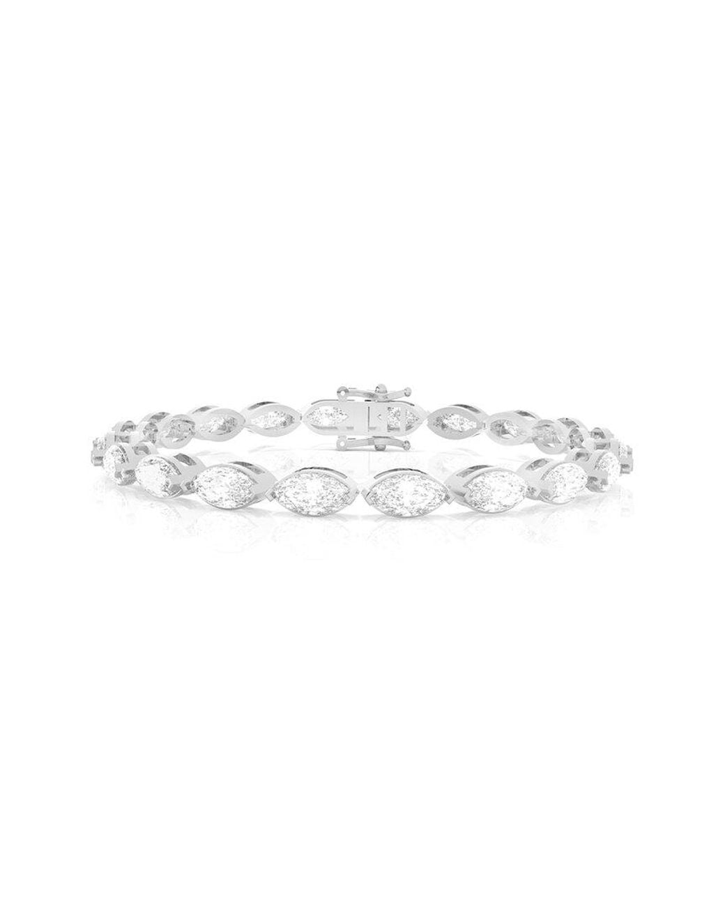 Amairah White 14K 10.00 Ct. Tw. Lab-Grown Diamond Tennis Bracelet