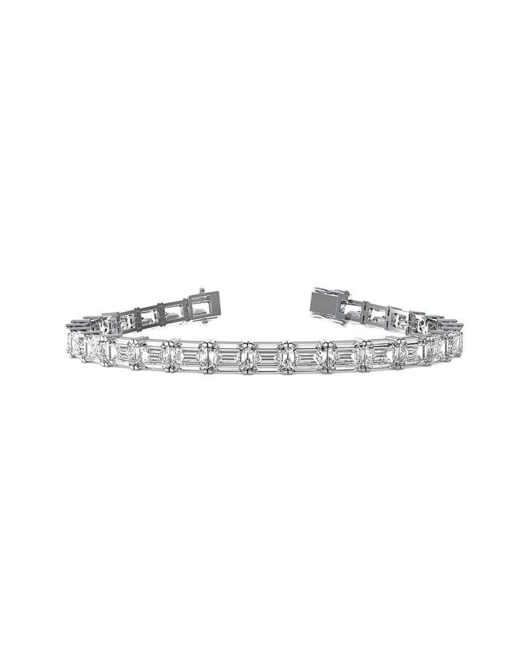 Lab Grown Diamonds White 14K 13.50 Ct. Tw. Lab-Grown Diamond Bracelet