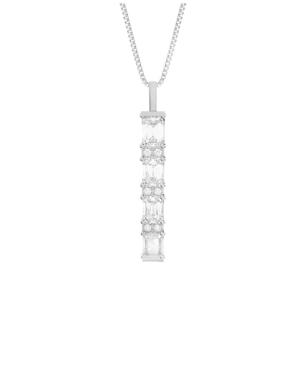 Amairah White 14K 4.00 Ct. Tw. Lab-Grown Diamond Pendant Necklace