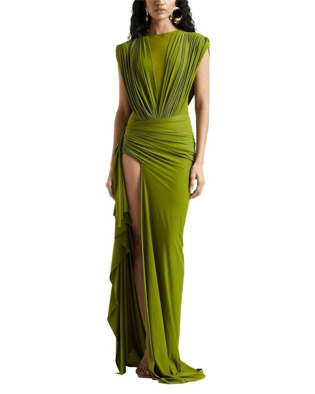 Dilireba Green Maxi Dress