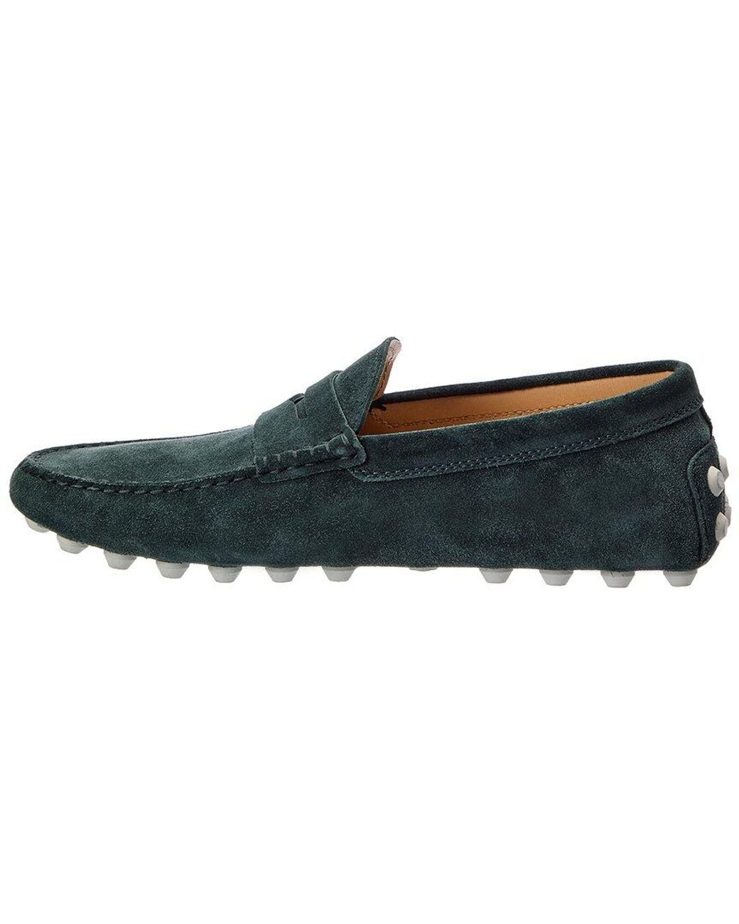 Tod's Green Suede Driver for men