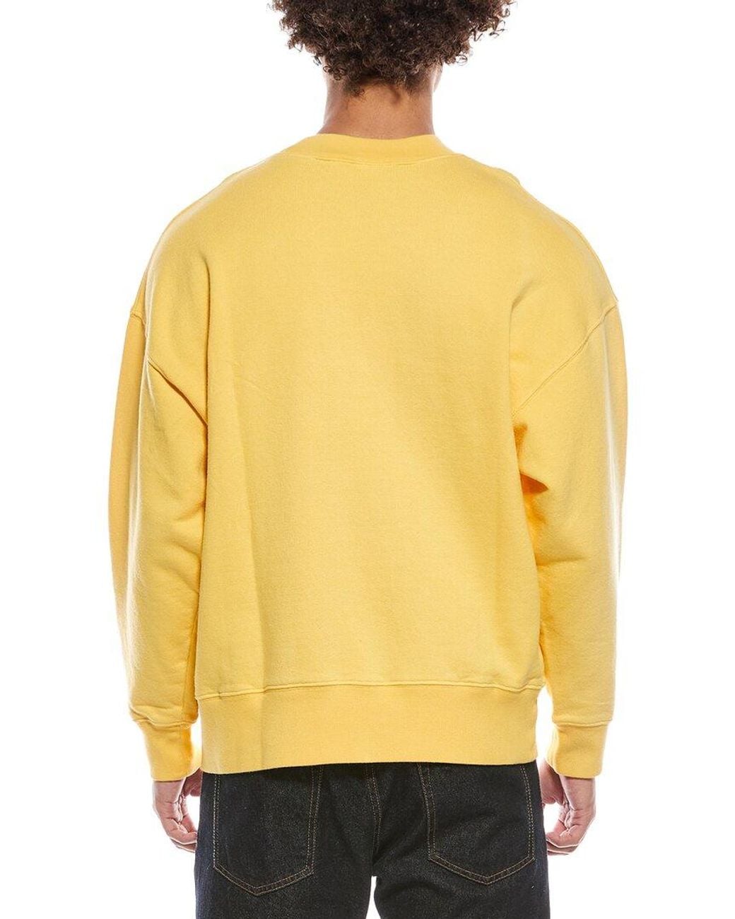 Palm Angels Gray Crewneck Sweatshirt for men